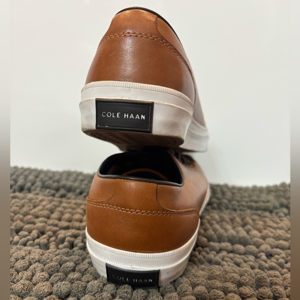 Cole Haan Grand Series Pinch Maine Classics Brown Leather Shoes - Picture 6 of 8